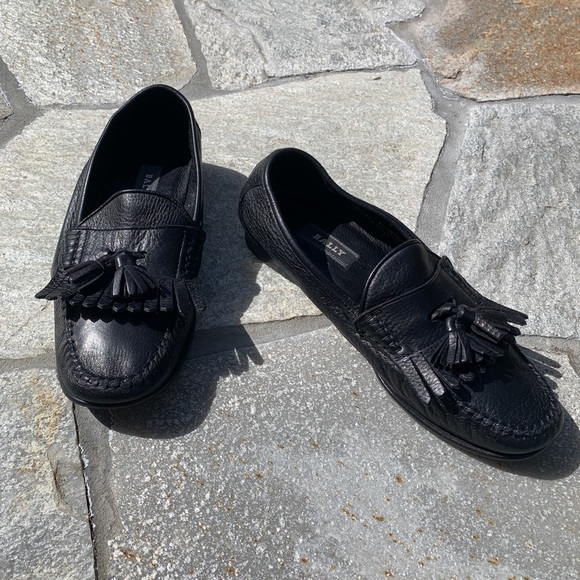 Bally Black Leather Loafers - Picture 3 of 12